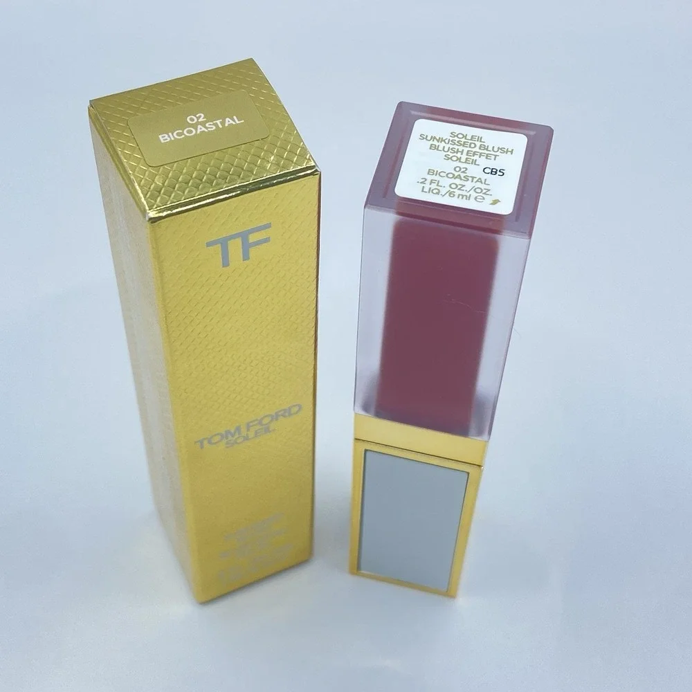 Tom Ford Soleil Sunkissed Liquid Cream Blush 02 Bicoastal .2 FL OZ/6 ML NIB
